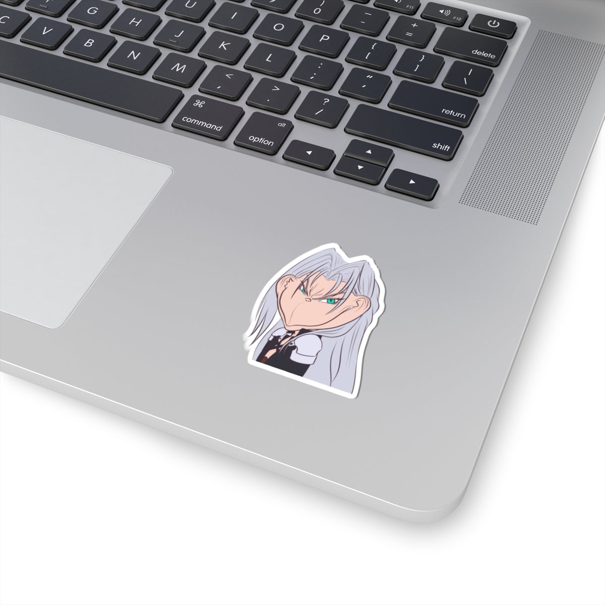 Smug Villain Sticker — Funny Anime Vinyl Kiss-Cut Decal