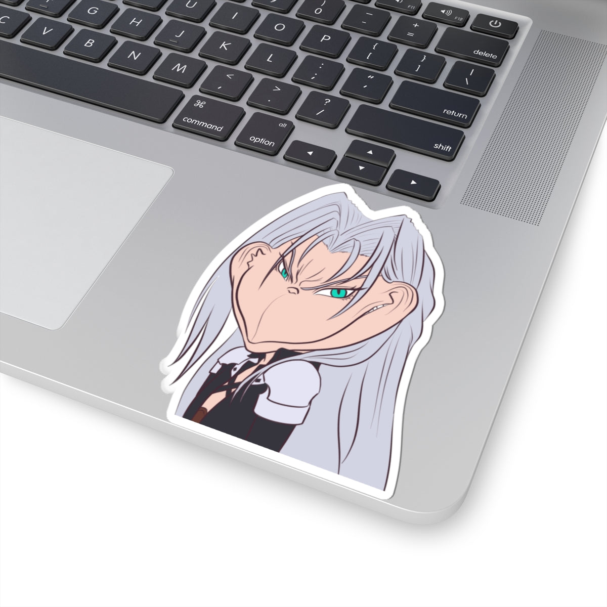 Smug Villain Sticker — Funny Anime Vinyl Kiss-Cut Decal