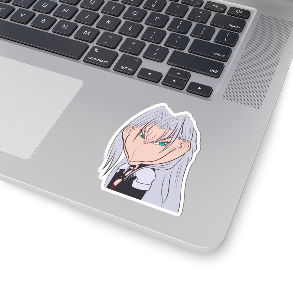 Smug Villain Sticker — Funny Anime Vinyl Kiss-Cut Decal