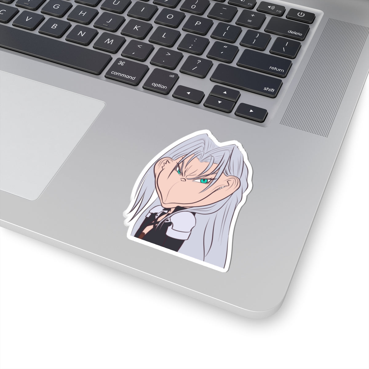 Smug Villain Sticker — Funny Anime Vinyl Kiss-Cut Decal